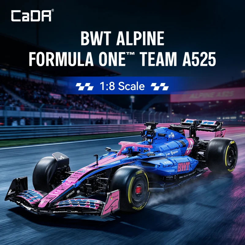 CaDA BWT Alpine A525 Formula One Team a escala 1:8