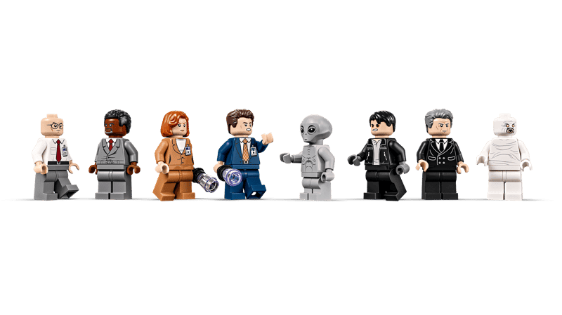 Detalle de una de las escenas del LEGO Ideas The X-Files 21369