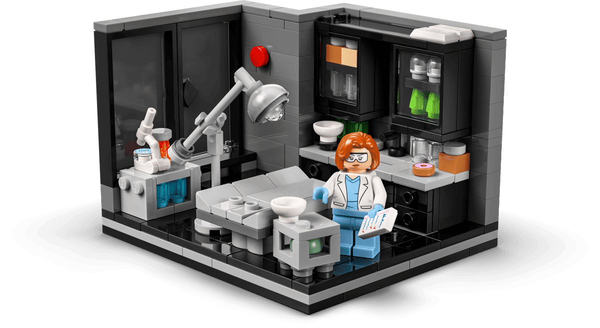 LEGO The X-Files Laboratorio de Scully 40896 con la minifigura de Dana Scully