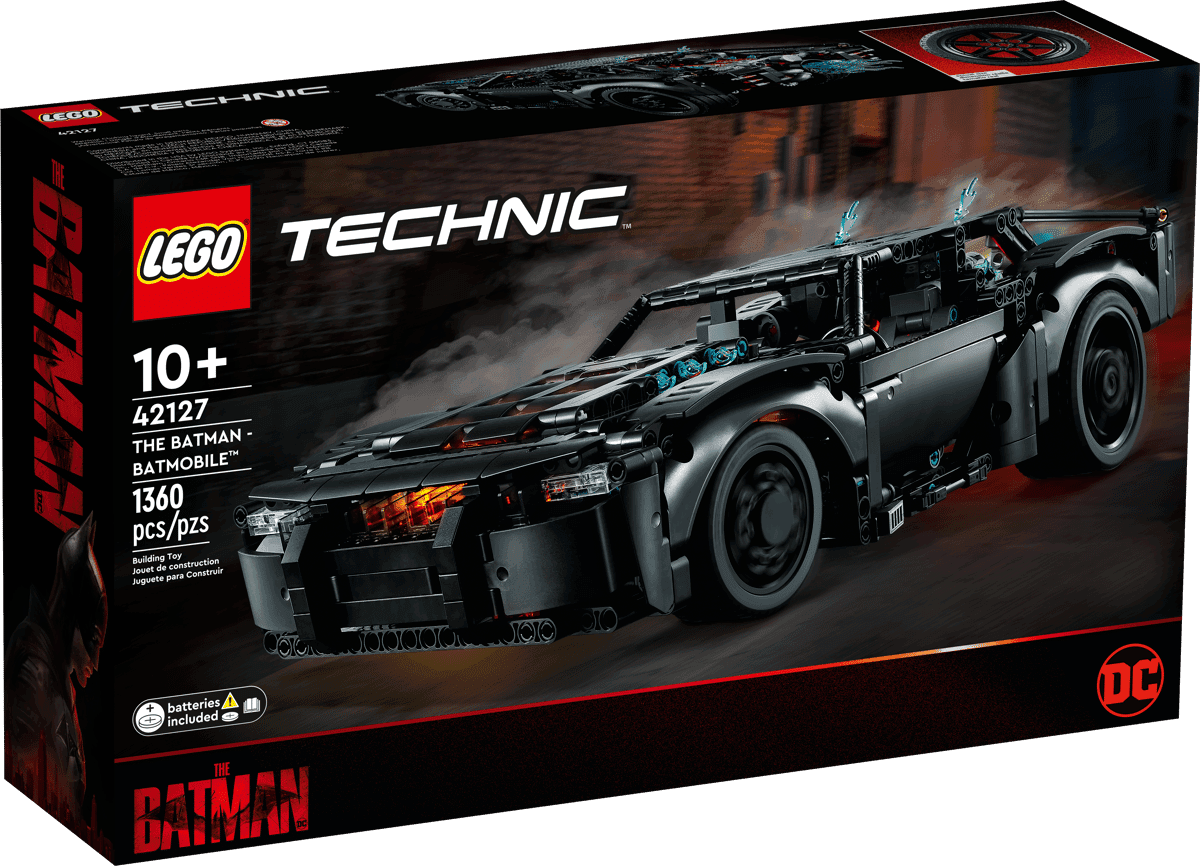 Caja del LEGO Technic 42127 The Batman Batmobile
