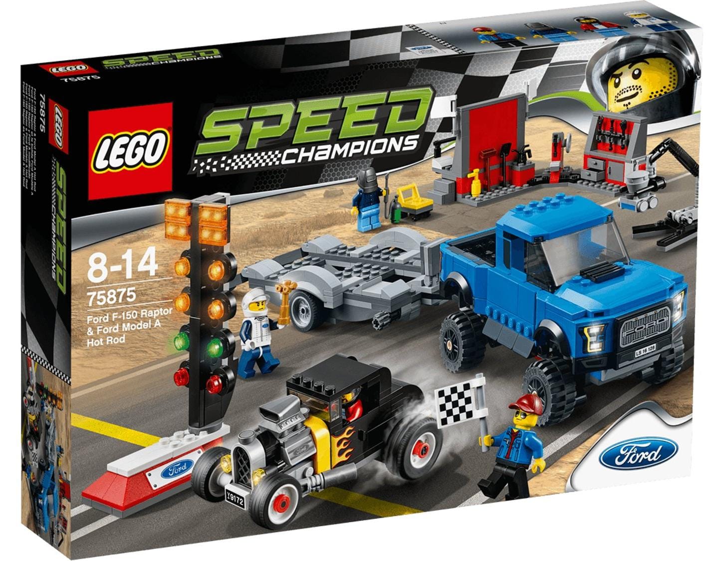 LEGO Speed Champions Ford F-150 Raptor y Ford Modelo A Hot Rod 75875