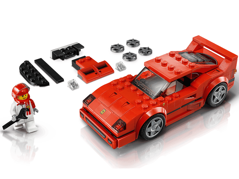 LEGO Ferrari F40 75890 con piloto y piezas intercambiables