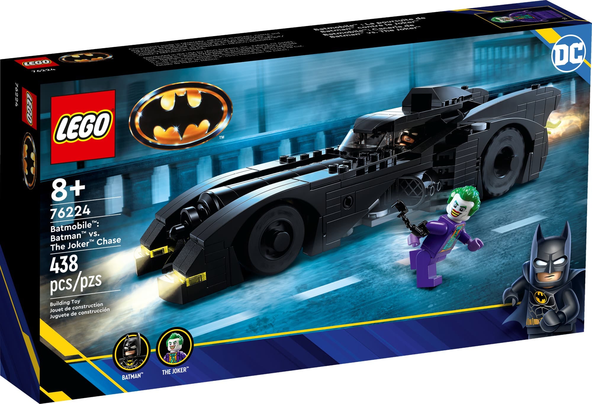 LEGO 76224 Batmobile Batman vs The Joker Chase