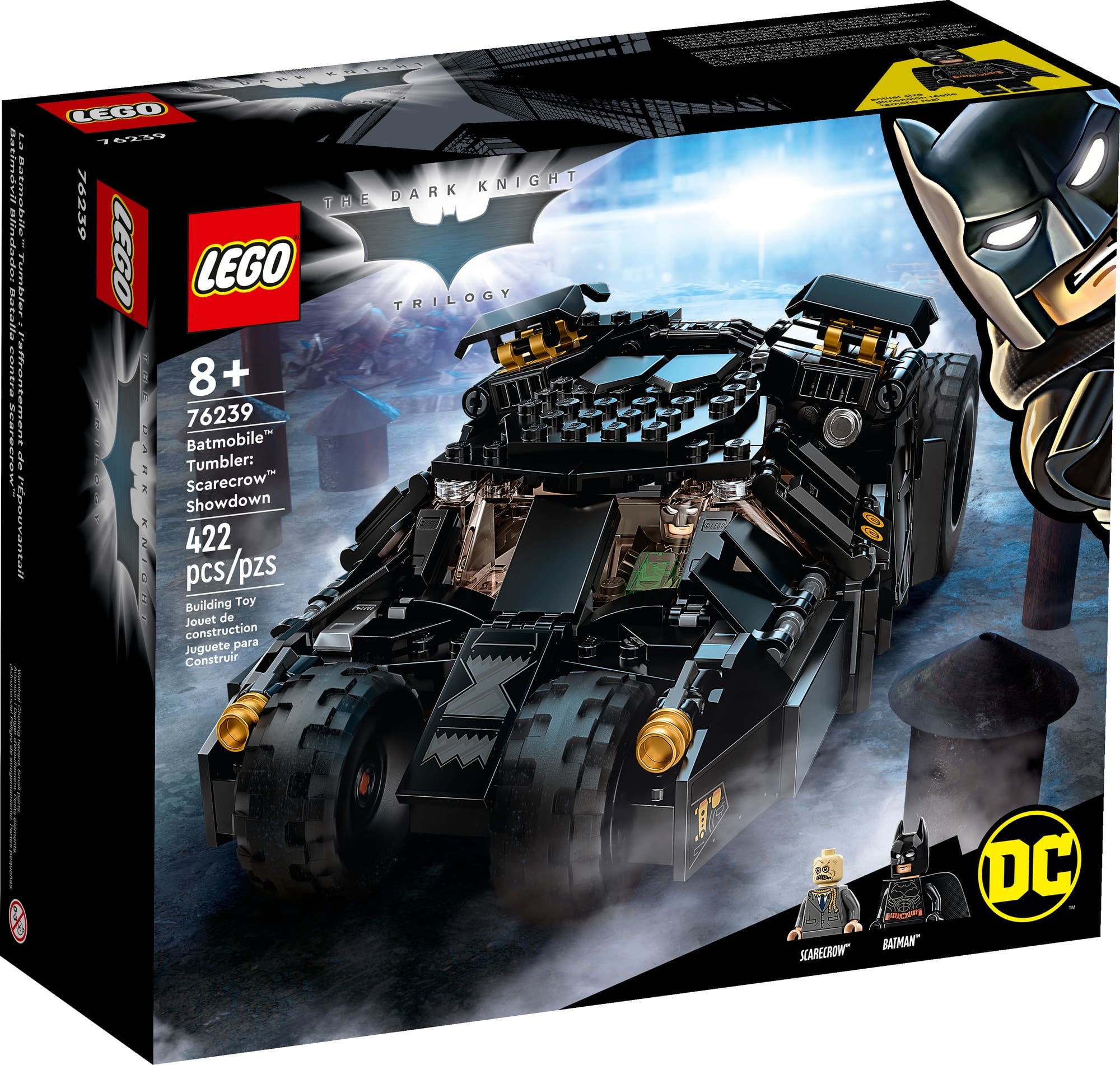 LEGO 76239 Batmobile Tumbler Scarecrow Showdown