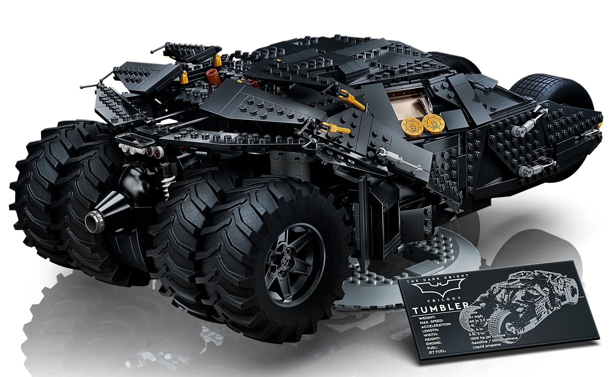 Detalle del LEGO 76240 Batmobile Tumbler