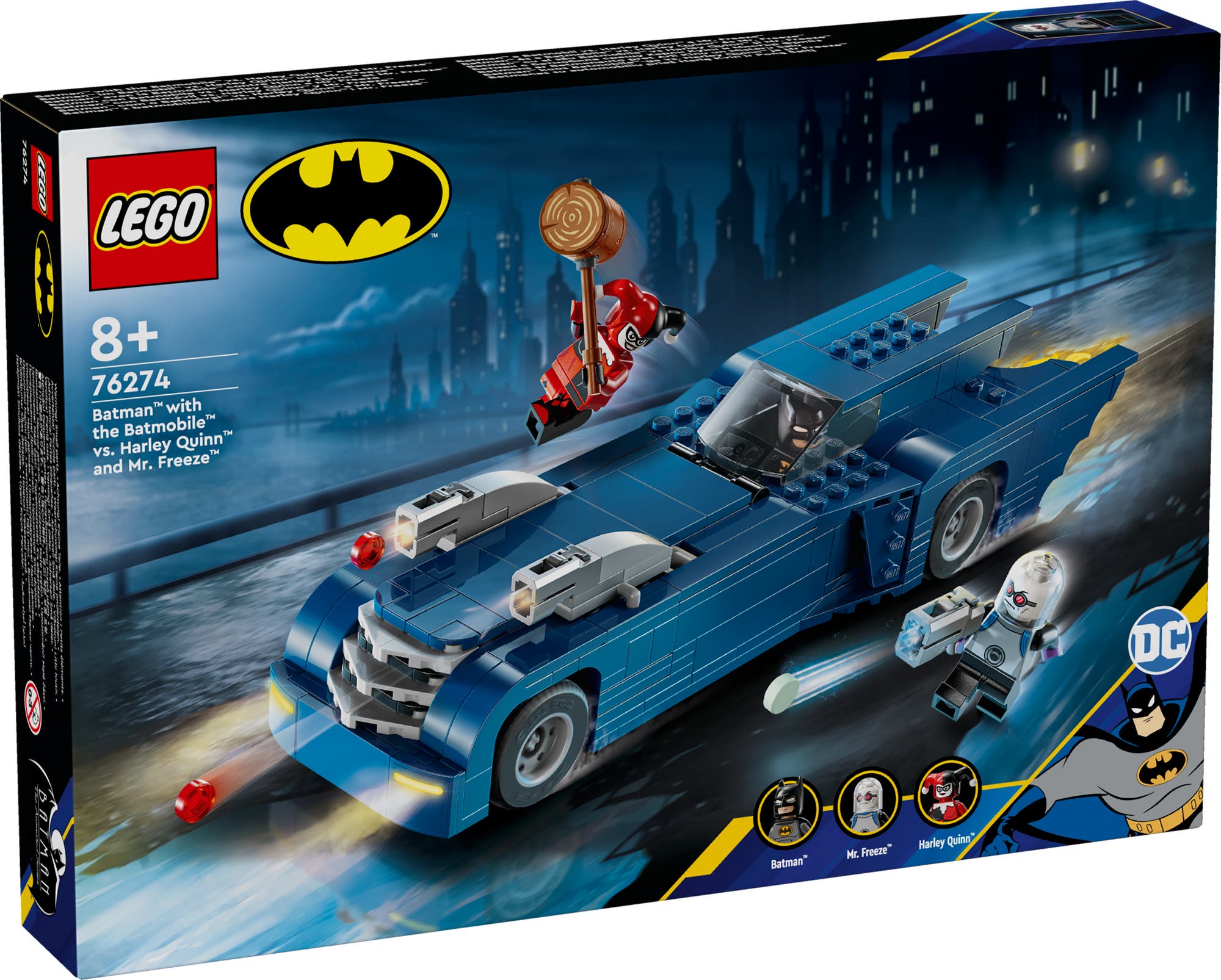 LEGO 76274 Batman with the Batmobile vs Harley Quinn and Mr Freeze