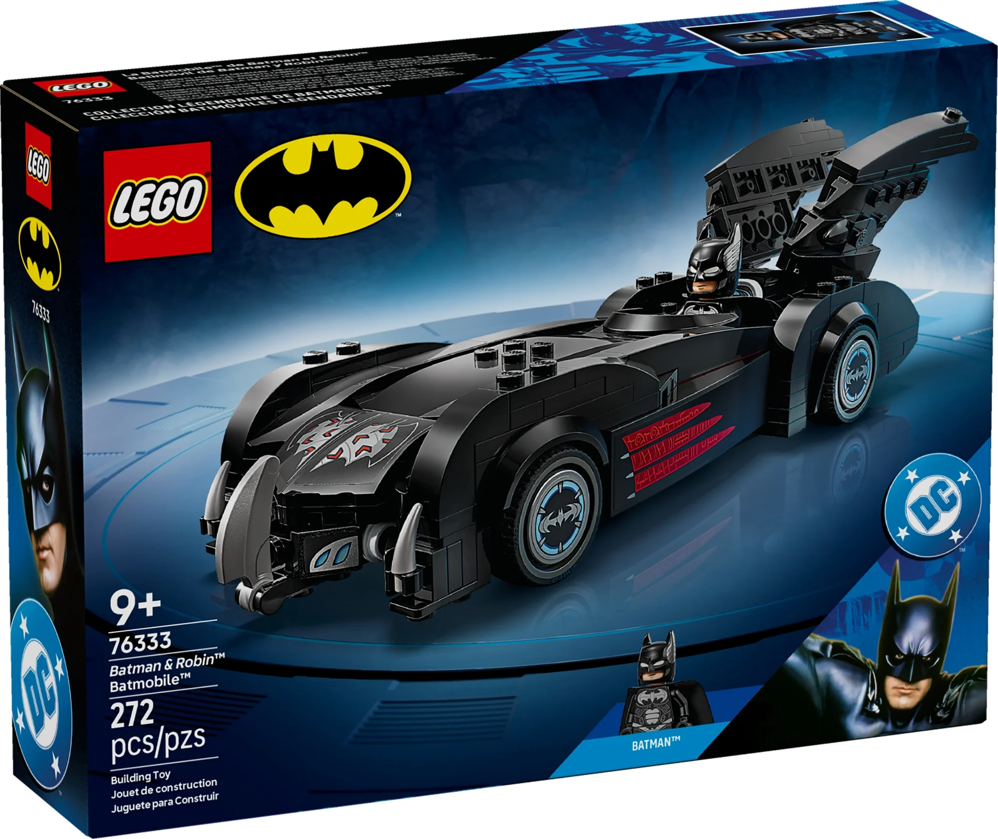 LEGO 76333 Batman and Robin Batmobile