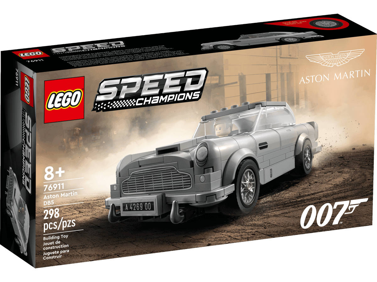 LEGO Aston Martin DB5 76911 de James Bond con caja y modelo