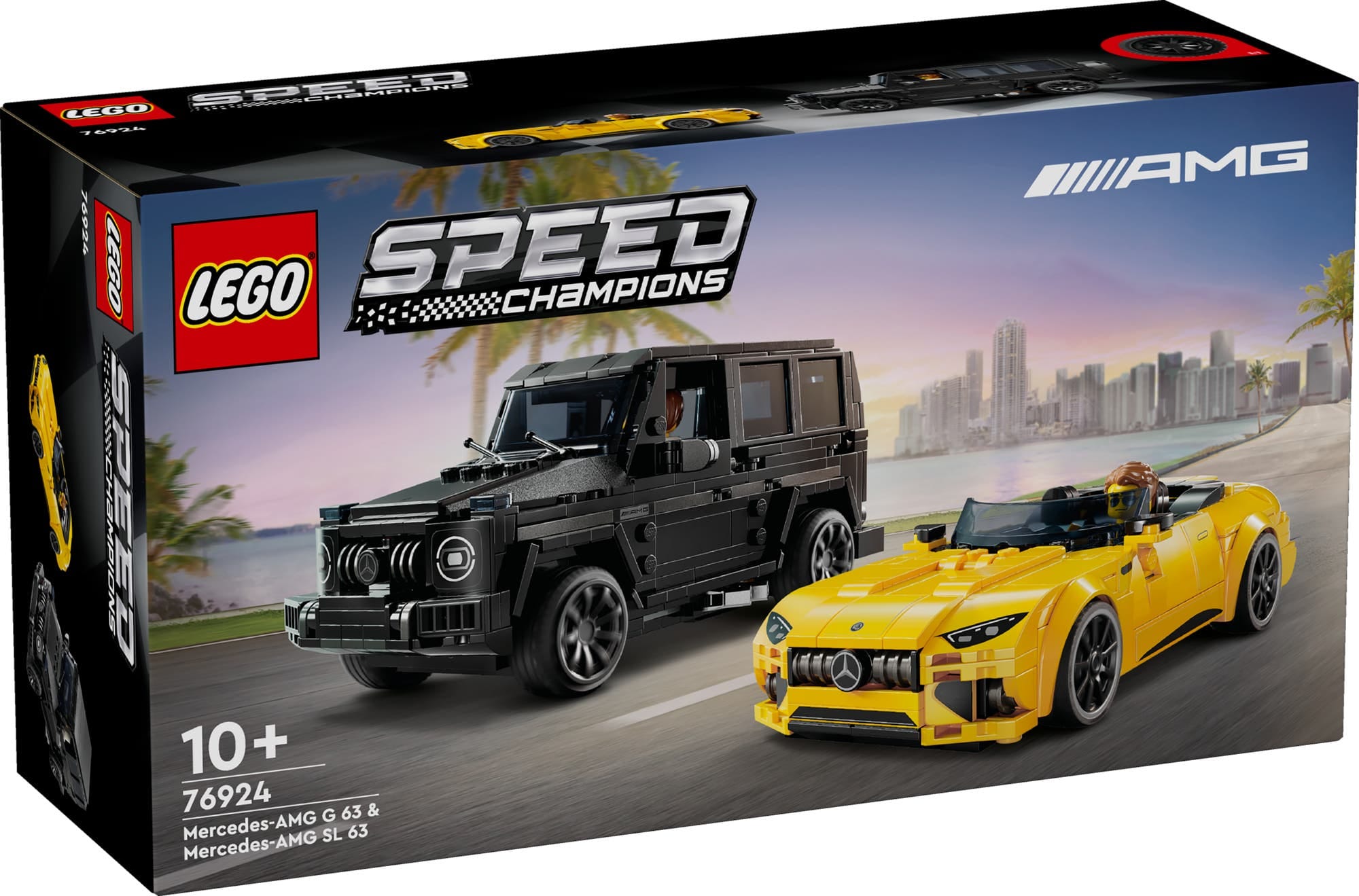 LEGO Speed Champions 76924 Mercedes-AMG G 63 y Mercedes-AMG SL 63
