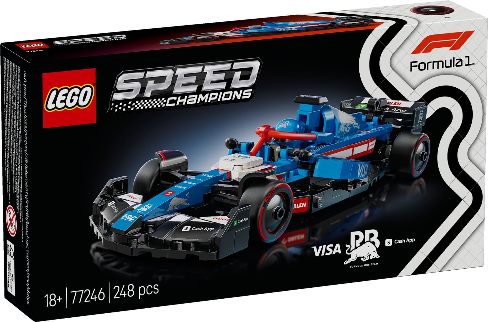 LEGO Speed Champions 77246 Visa Cash App RB VCARB 01