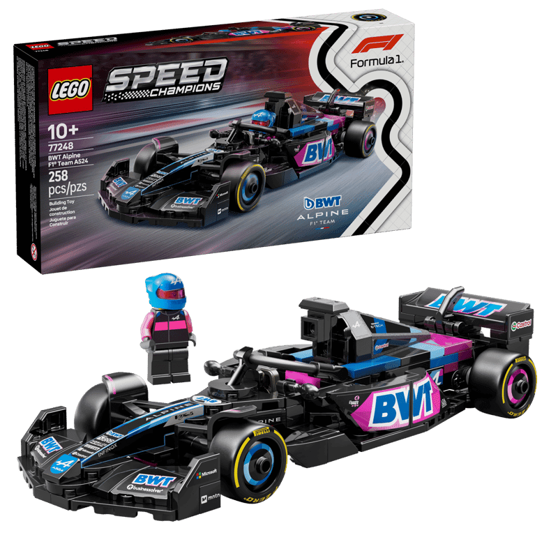 LEGO Speed Champions BWT Alpine A524 77248 con caja, monoplaza y piloto