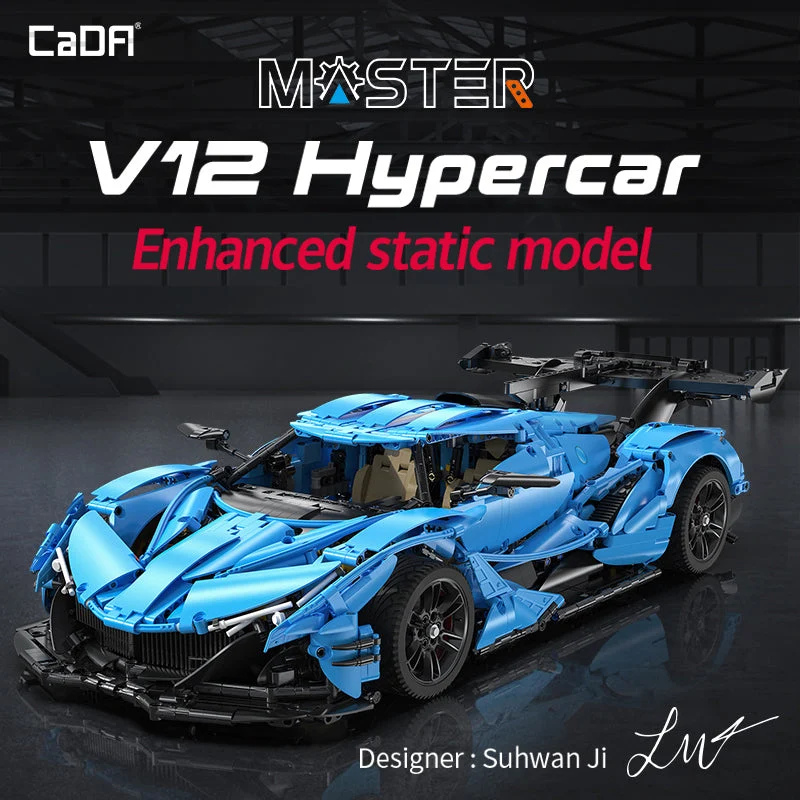 CaDA Master V12 Hypercar C64003W diseñado por Suhwan Ji