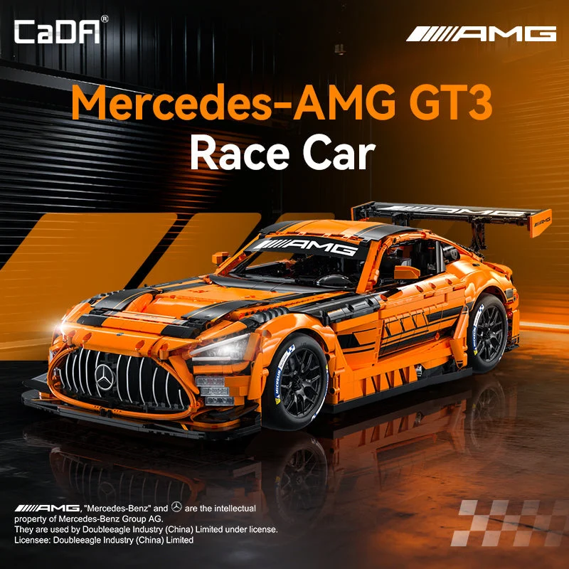 CaDA Mercedes-AMG GT3 C64008W visto desde la parte delantera