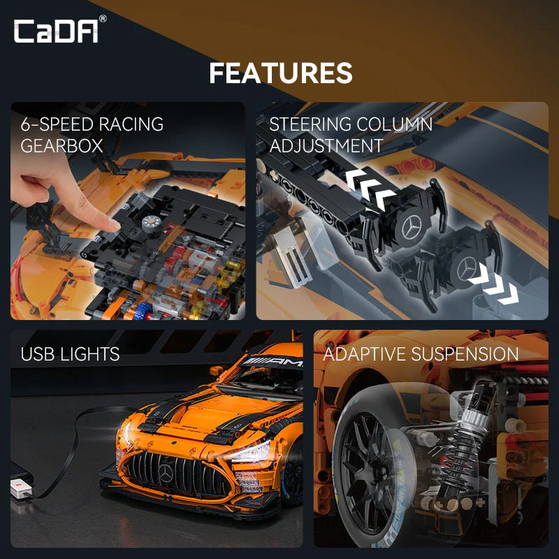 Funciones mecánicas del CaDA Mercedes-AMG GT3 C64008W