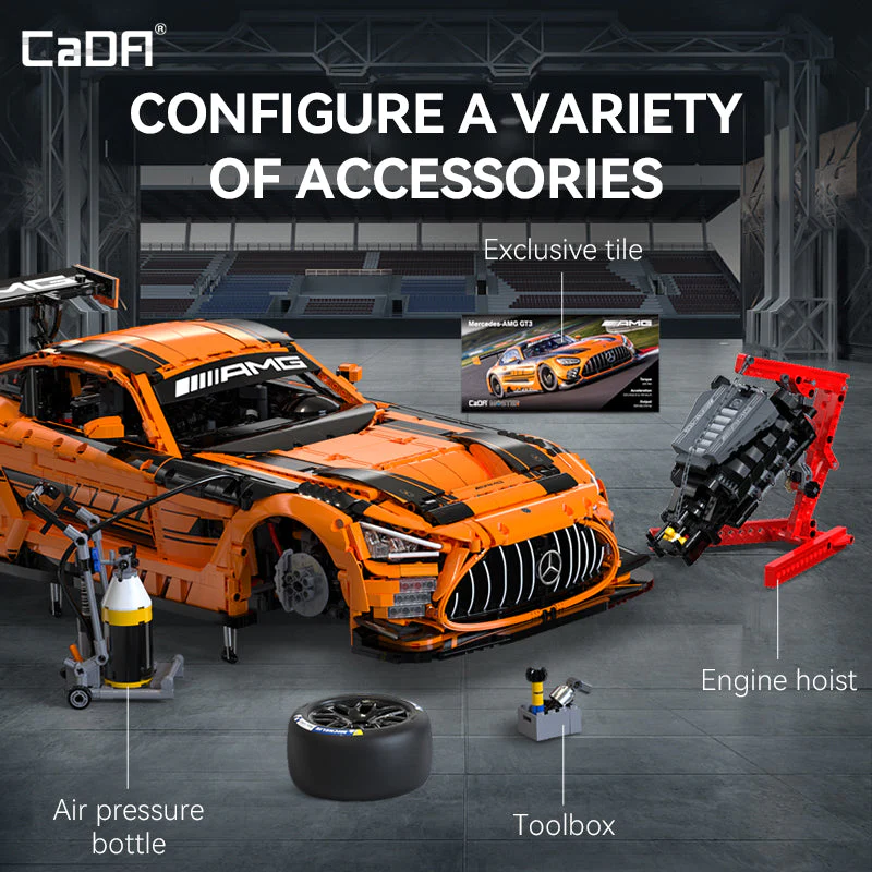 Accesorios y sistema de mantenimiento del CaDA Mercedes-AMG GT3 C64008W