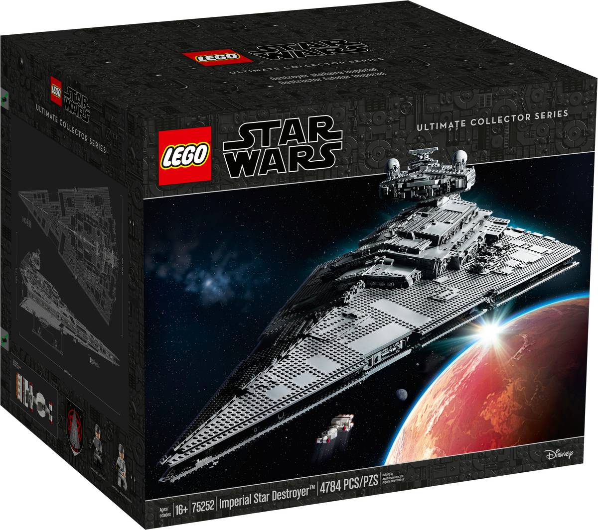 Caja original del LEGO Star Wars UCS Destructor Estelar Imperial 75252