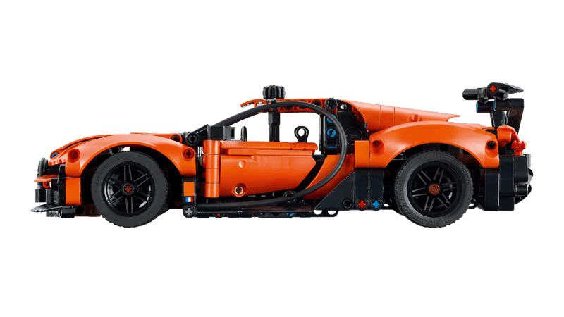 Vista del LEGO Technic Bugatti Chiron Pur Sport 42222