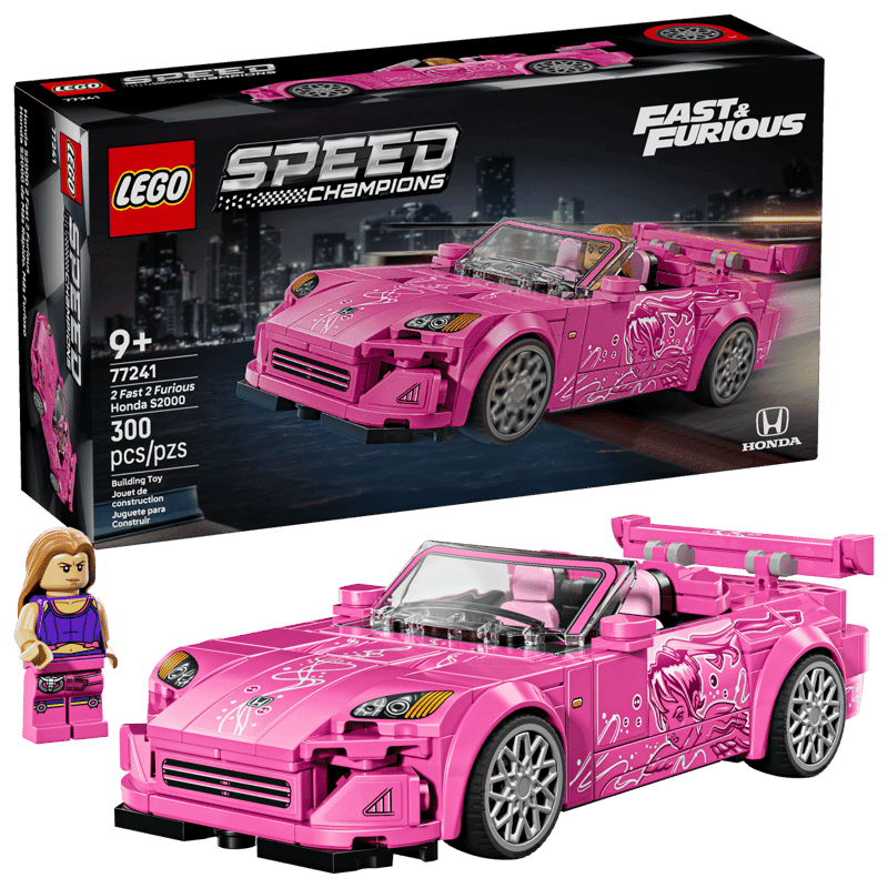 LEGO Honda S2000 77241 de 2 Fast 2 Furious con minifigura de Suki