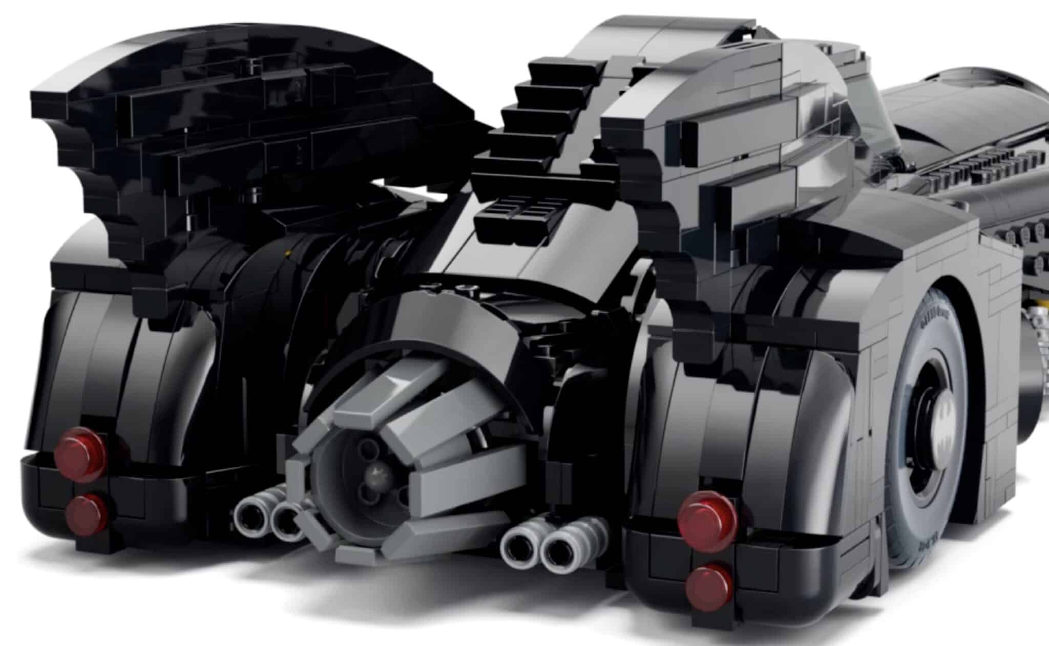 Parte trasera del LEGO 76355 Batman Returns Batmobile