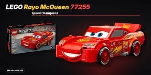 LEGO Rayo McQueen 77255 de Speed Champions inspirado en Cars