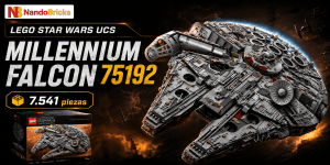 Imagen destacada del LEGO Star Wars UCS Halcón Milenario 75192