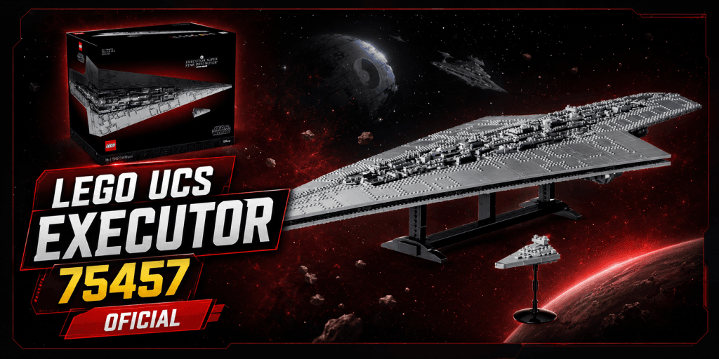 LEGO Star Wars UCS Executor 75457 oficial con el Superdestructor Estelar Ejecutor y su caja