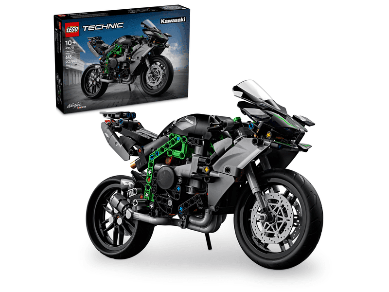 LEGO Technic Kawasaki Ninja H2R 42170 con caja