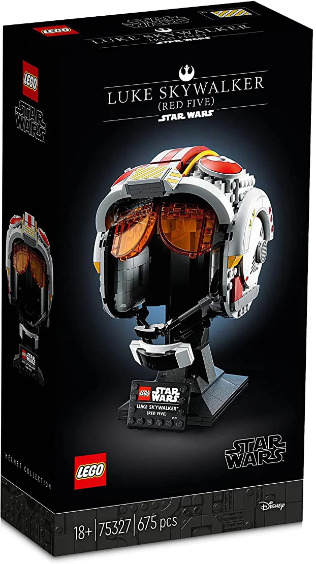Caja del LEGO 75327 Luke Skywalker Red Five Helmet