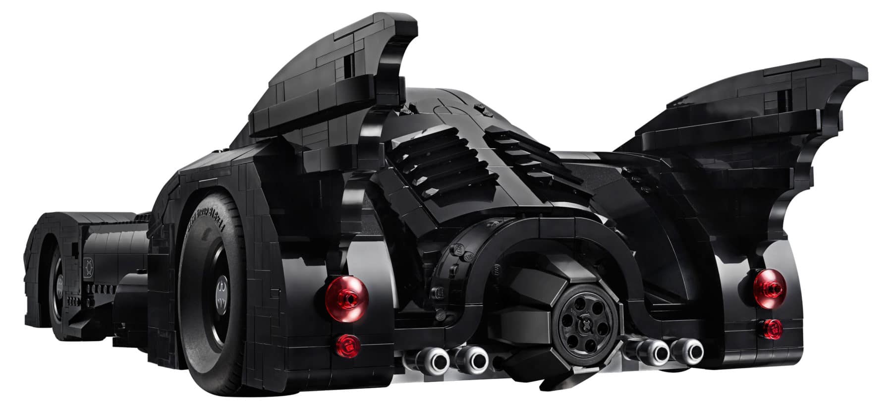Parte trasera del LEGO 76139 Batmóvil de 1989