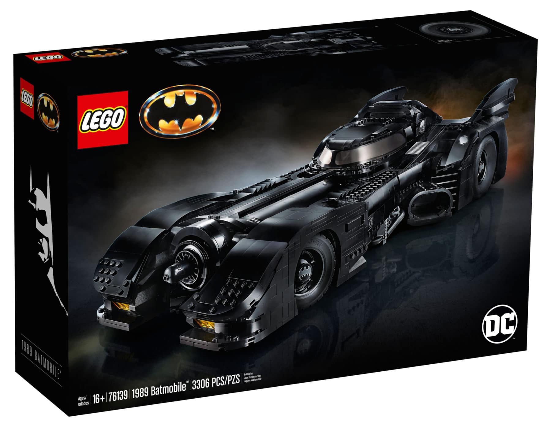 Caja del LEGO 76139 Batmóvil de 1989