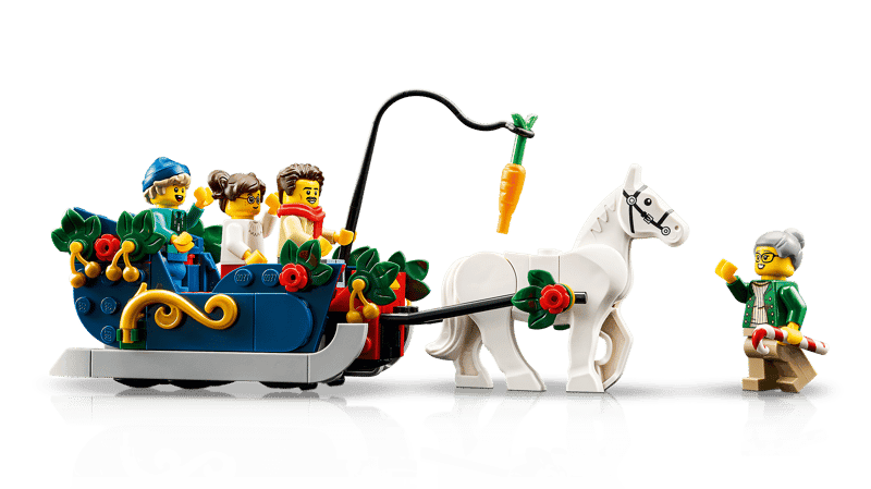 Trineo de LEGO Casa de Vacaciones 11387 Trineo y caballo de LEGO Casa de Vacaciones 11387