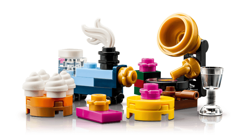 Accesorios de LEGO Casa de Vacaciones 11387 Accesorios incluidos en LEGO Casa de Vacaciones 11387