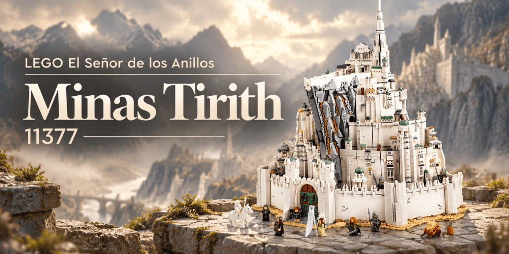 LEGO El Señor de los Anillos Minas Tirith 11377, recreación de la ciudad de Minas Tirith