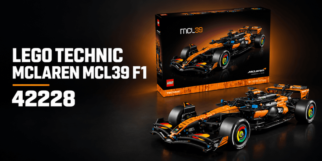 LEGO Technic McLaren MCL39 F1 42228 en vista lateral