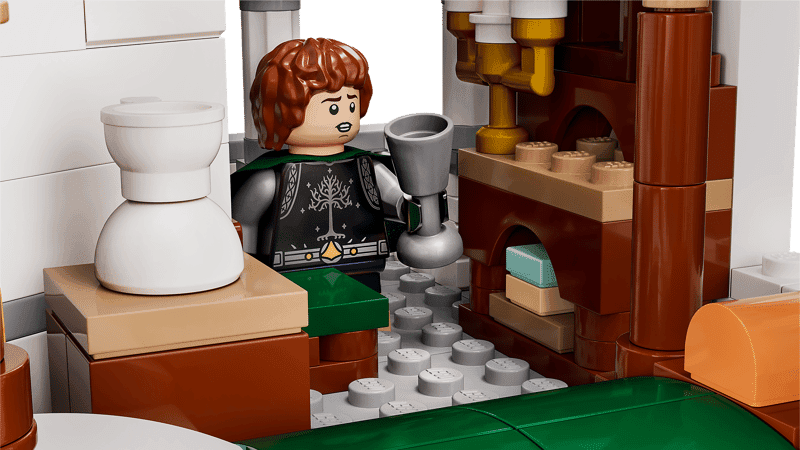 Vista oficial del set LEGO Minas Tirith 11377