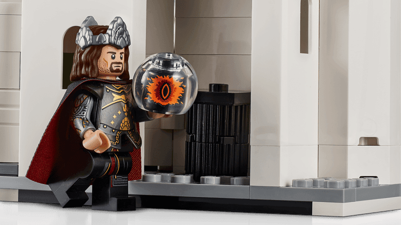 Detalle oficial del set LEGO Minas Tirith 11377