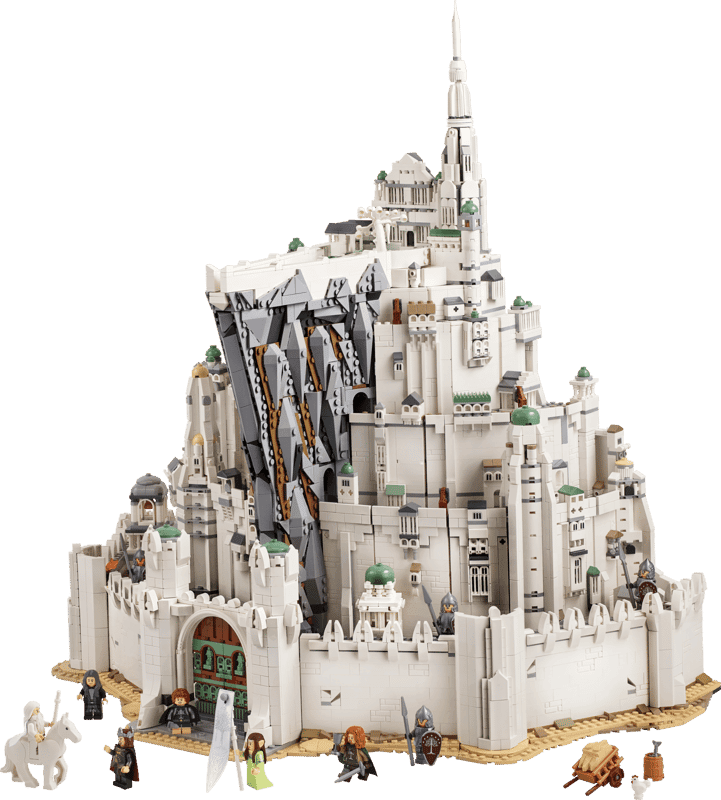 LEGO Minas Tirith 11377, recreación de la Ciudad Blanca de Gondor