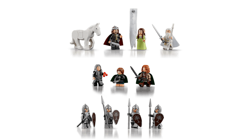 Personajes incluidos en el LEGO Minas Tirith 11377